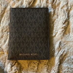 Michael Kors Charcoal Passport Cover and Wallet
